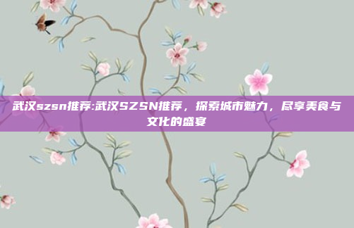 武汉szsn推荐:武汉SZSN推荐，探索城市魅力，尽享美食与文化的盛宴