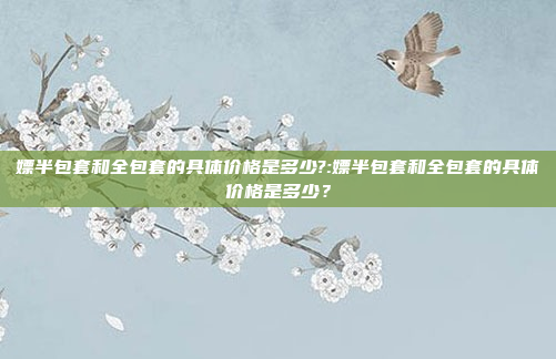 嫖半包套和全包套的具体价格是多少?:嫖半包套和全包套的具体价格是多少？