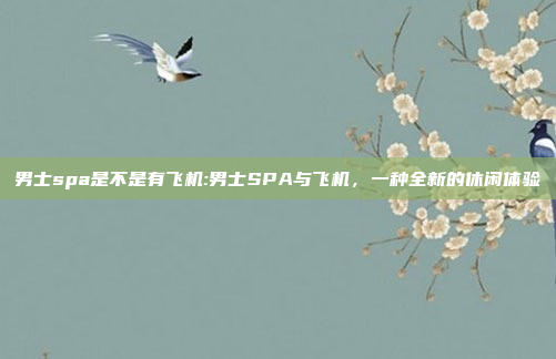 男士spa是不是有飞机:男士SPA与飞机，一种全新的休闲体验